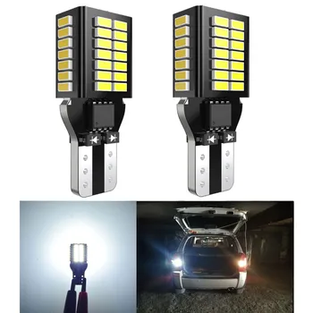 

2x 1000LM T15 W16W LED Canbus Bulb 921 912 Reverse Lights Car Exterior Lamp 6000K White 12V For Mazda 3 6 CX-5 323 5 CX5 2 626