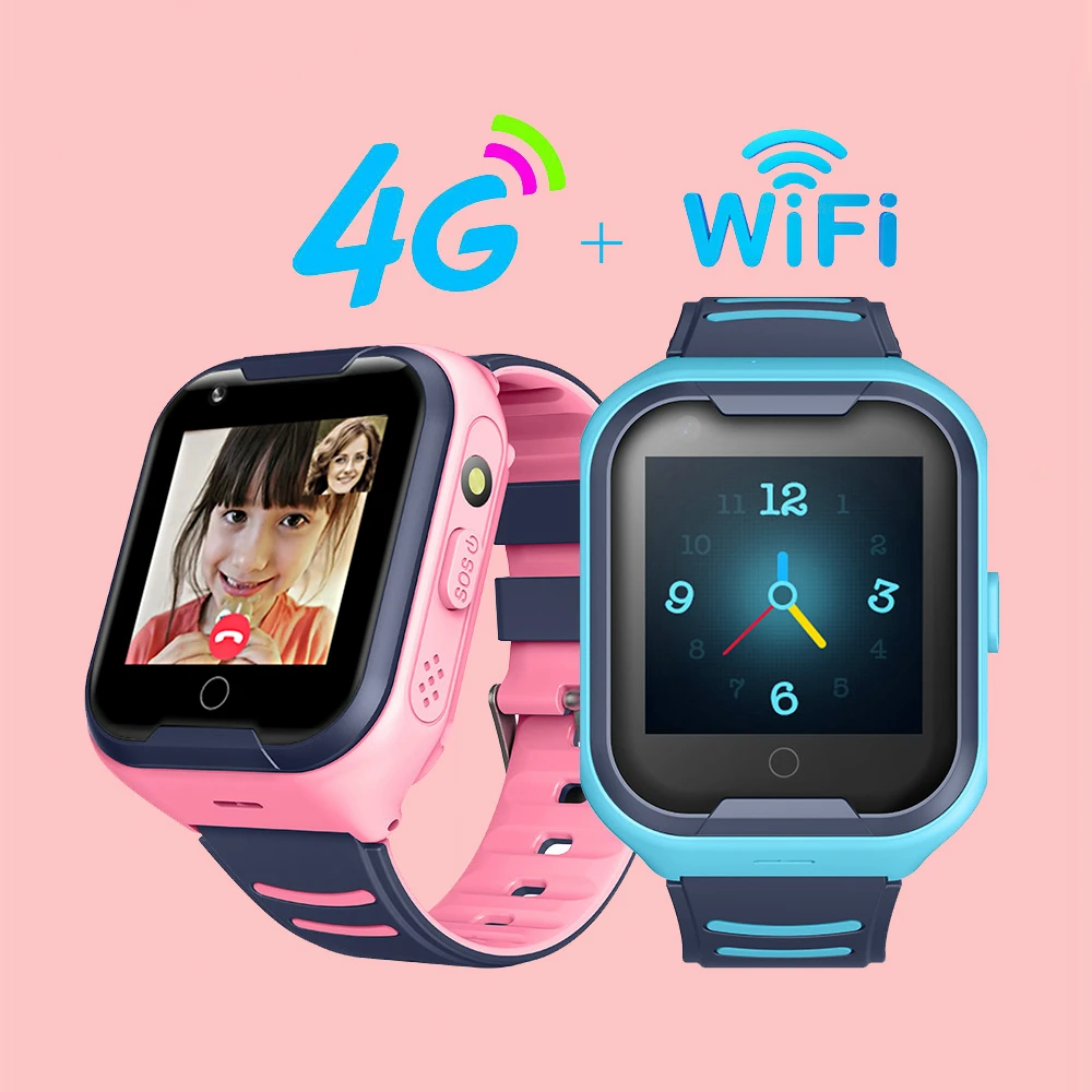 Детские Смарт-часы G4H 4G GPS Wifi Ip67 водонепроницаемые 650 мАч большой аккумулятор 1 4