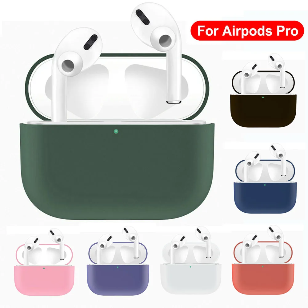 Силиконовый защитный чехол для Apple AirPods Pro наушников силиконовый Airpods 1/2 |