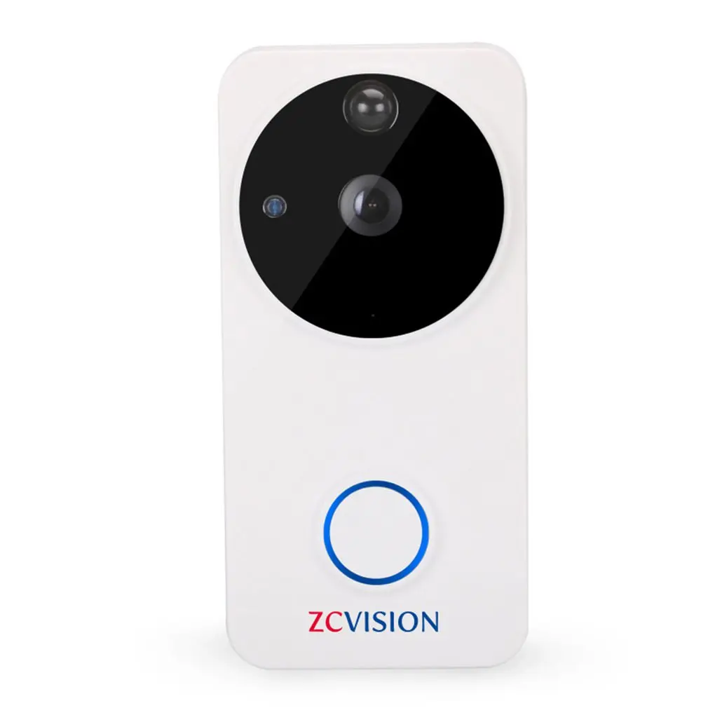 

ZC-IP03 Wifi Wireless Video Doorbell 166 Degree Wide Angle PIR Motion Detection Long Standby Two-way Voice