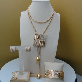 

Yuminglai Classic Design African Fashion Jewelry Sets Dubai Costume Jewelry FHK5854