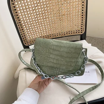 

Summer Chain Bags for Women 2020 Crocodile Pattern Crossbody Bags Sac A Main Femme Shoulder Bag Luxury Handbags Women Designer