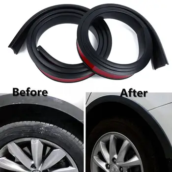 

2x1.5m Universal Car Wheel Arch Trim Fender Flares Protection Strip Auto Styling Wheel Arch Scratch Protector Sticker