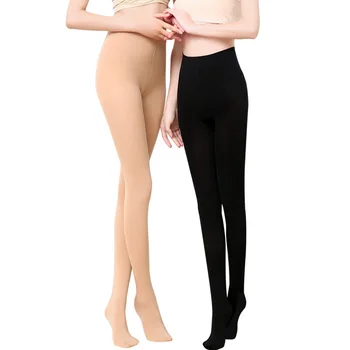 

Women Heat Fleece Winter Stretchy Leggings Warm Fleece Lined Slim Thermal Pants High-waist plus high-elastic slim warm trousers
