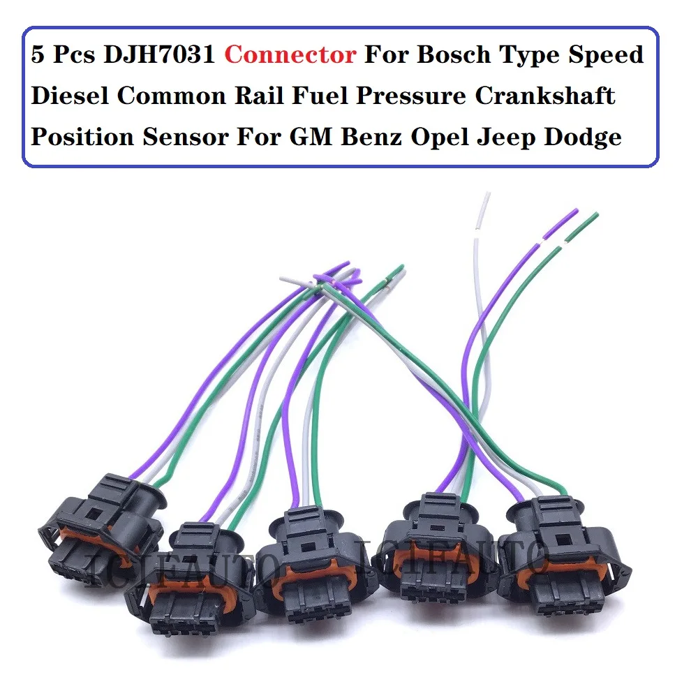 Map Pressure Sensor & Connector For Opel Vauxhall Astra G Omega Vectra B Zafira 2.0 DI DTI 1.7 TD OE# 46433053 46468682 90541409