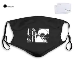 Bebop Spike Manga Anime 3D Print Face Mask Filter Pocket Cloth Reusable Washable