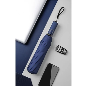 

Automatic Umbrella Anti-UV Sun/Rain Windproof 3 Folding Compact Umbrella