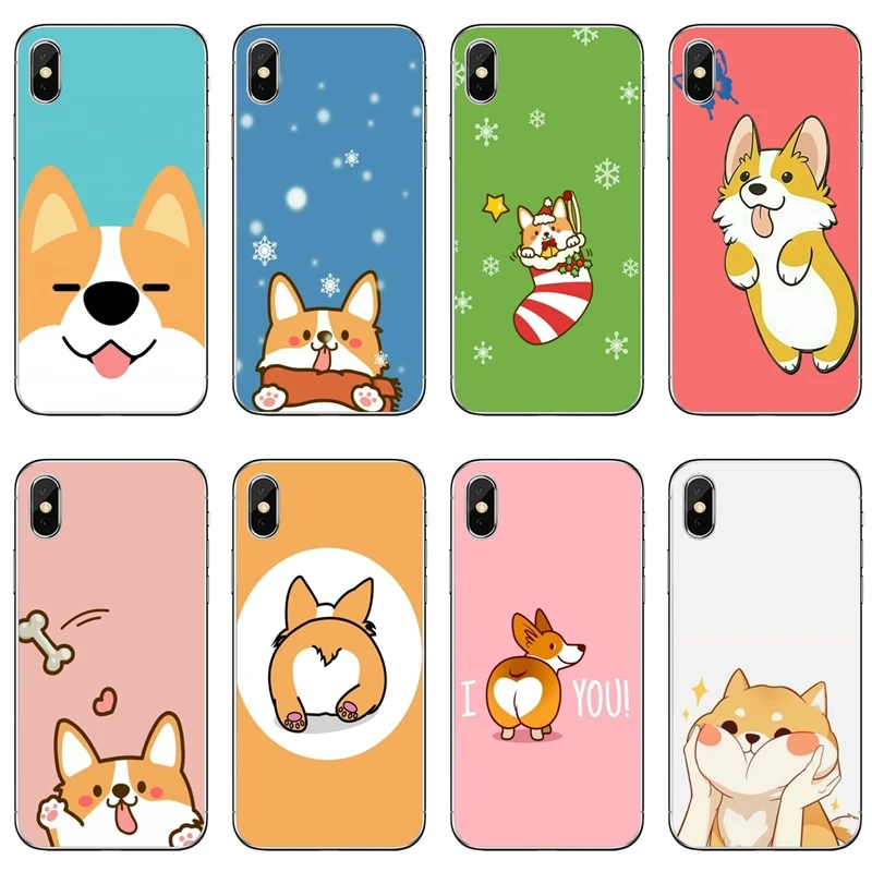 Милый мягкий чехол для телефона Corgi с животными ягодицами щенками Xiaomi Redmi Note 9S 9T 9 8