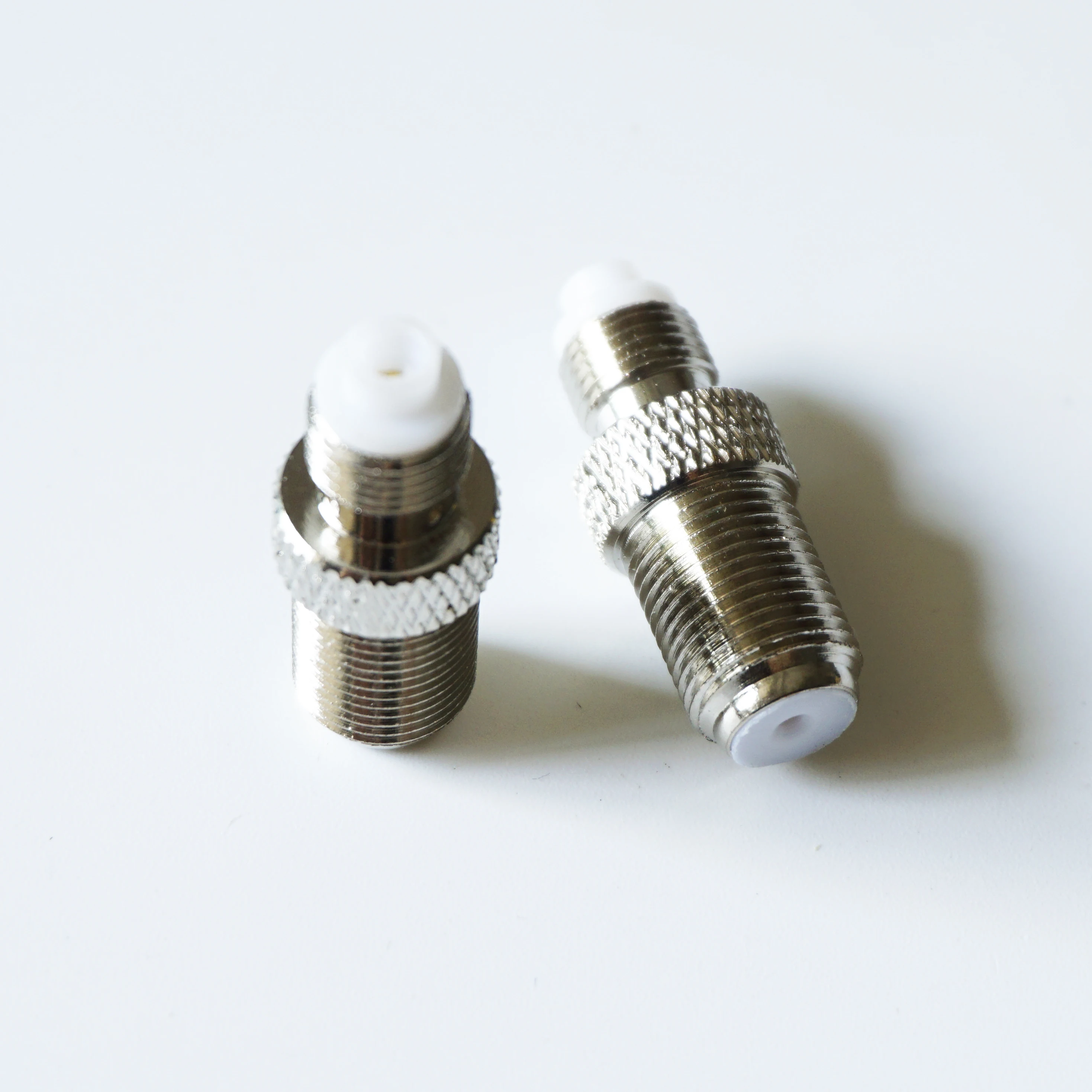 

F To FME Cable Connector Socket Brooches F Female to FME Female Plug Nickel Plated Brass Straight Coaxial RF Adapters
