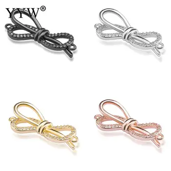 

5pcs/Lot Colorful Mixed Color Pendant Hollow Diy Heart-Shaped Micro Diamond Connector Jewelry Bracelet Necklace Accessories