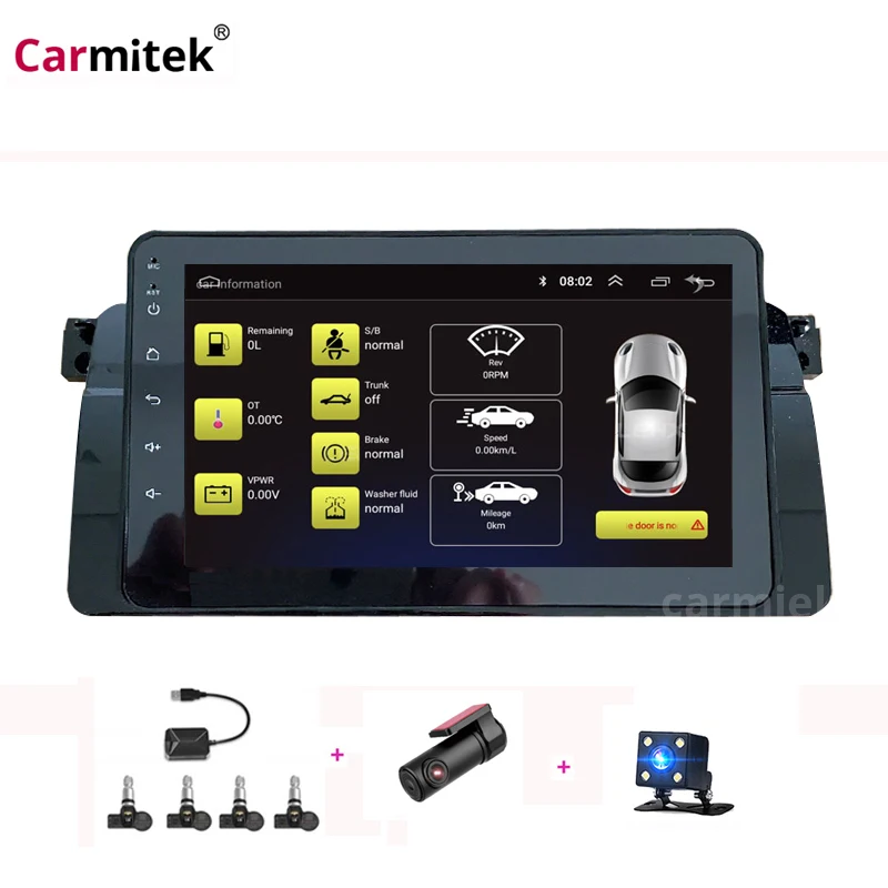 Для 1998-2006 BMW 3 серии M3 E46 316i 318i автомобильный android GPS Радио стерео WIFI четырехъядерный