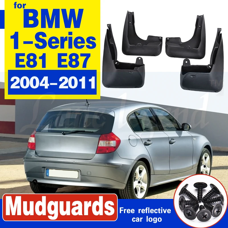 Garde-boue pour BMW Série 1, E81, E87, 2004-2011, Bavettes, Garde-boue,  Accessoires de voiture, 2005, 2006, 2007, 2008, 2009, 2010 - AliExpress