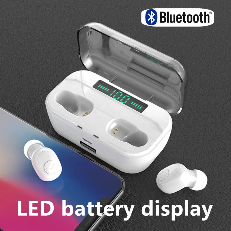 TWS-стереонаушники G65 с поддержкой Bluetooth и светодиодной подсветкой | Электроника