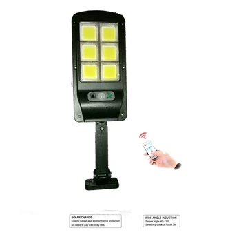 

solar light lamp floodlight reflector Wall PIR Motion Sensor Nightfor Outdoor Garden Street Yard Path Sound Control remote contr