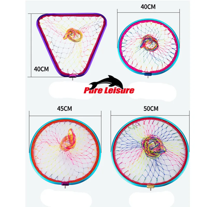 

Head Fishing Nets Brail Nano Titanium Alloy Landing Net Removable Hand Net For Fishing Anti-adhesive Hook Fishing Accessories