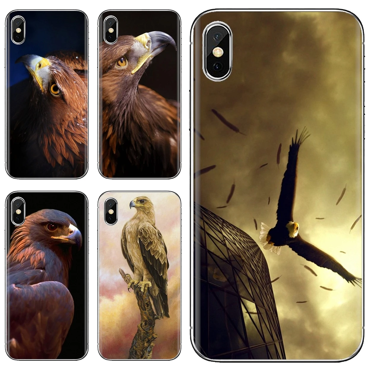 For iPhone iPod Touch 11 12 Pro 4 4S 5 5S SE 5C 6 6S 7 8 X XR XS Plus Max 2020 Golden Eagle SKY Fly Poster Soft Case Housing | Мобильные