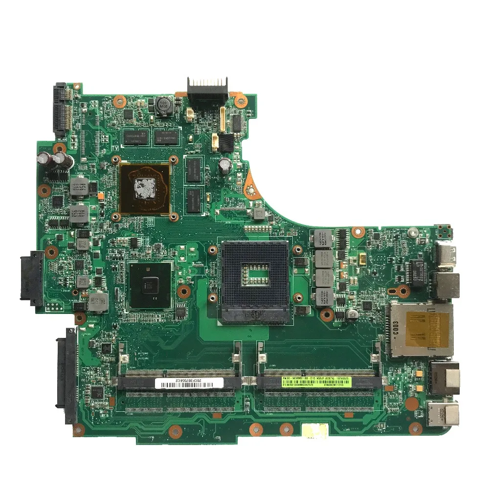 

Excellent For ASUS N53JF Laptop Motherboard DDR3 HM55 GT425 1GB 60-N0WMB1100 N53JG REV:2.2 100% working