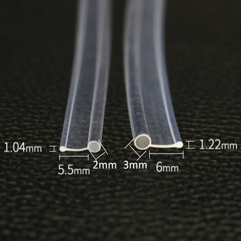 5mX Skirt Side Glow 2mm 3mm 3.2mm 4mm 4.5mm diameter Plastic PMMA Fiber Optic Cable For Car Decorative Lighting Free Shipping