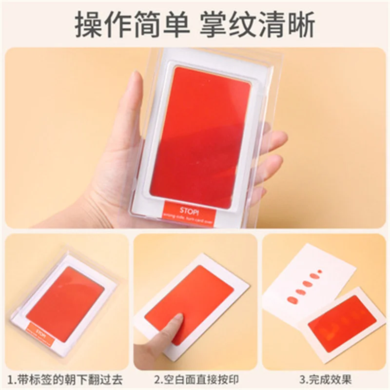 Newborn Baby Footprint Handprint Ink Pad Kit Disposable Printing Oil DIY Photo Frame Pet Cat and Dog Paw Print Fingerprint Child