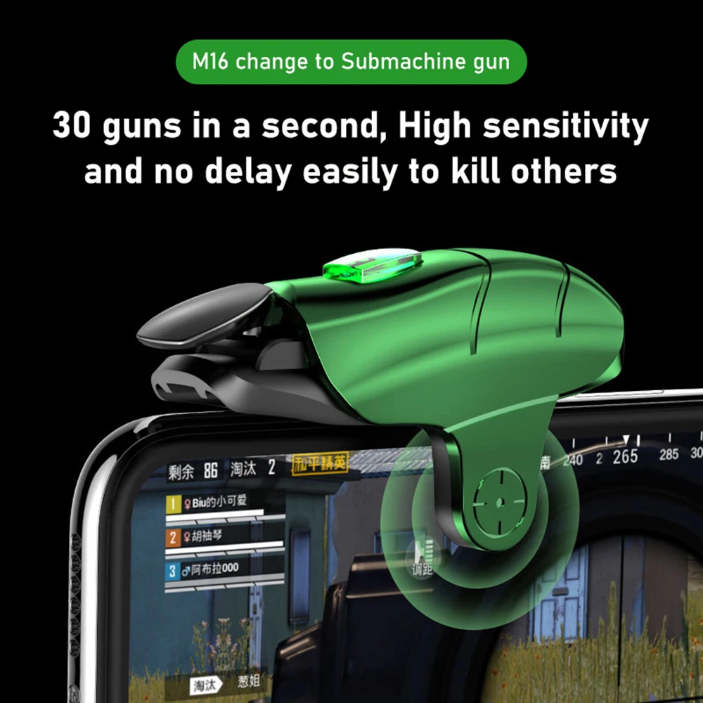  2pcs Mobile Game Part PUBG Moible Controller Gamepad Free Fire Triggers PUGB Grip L1R1 Joystick for