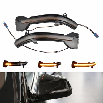 

Car LED Dynamic Side Rearview Mirror Turn Signal Blinker Light For BMW 5 6 7 Series F01 F02 F06 F07 F10 F11 F12 F13