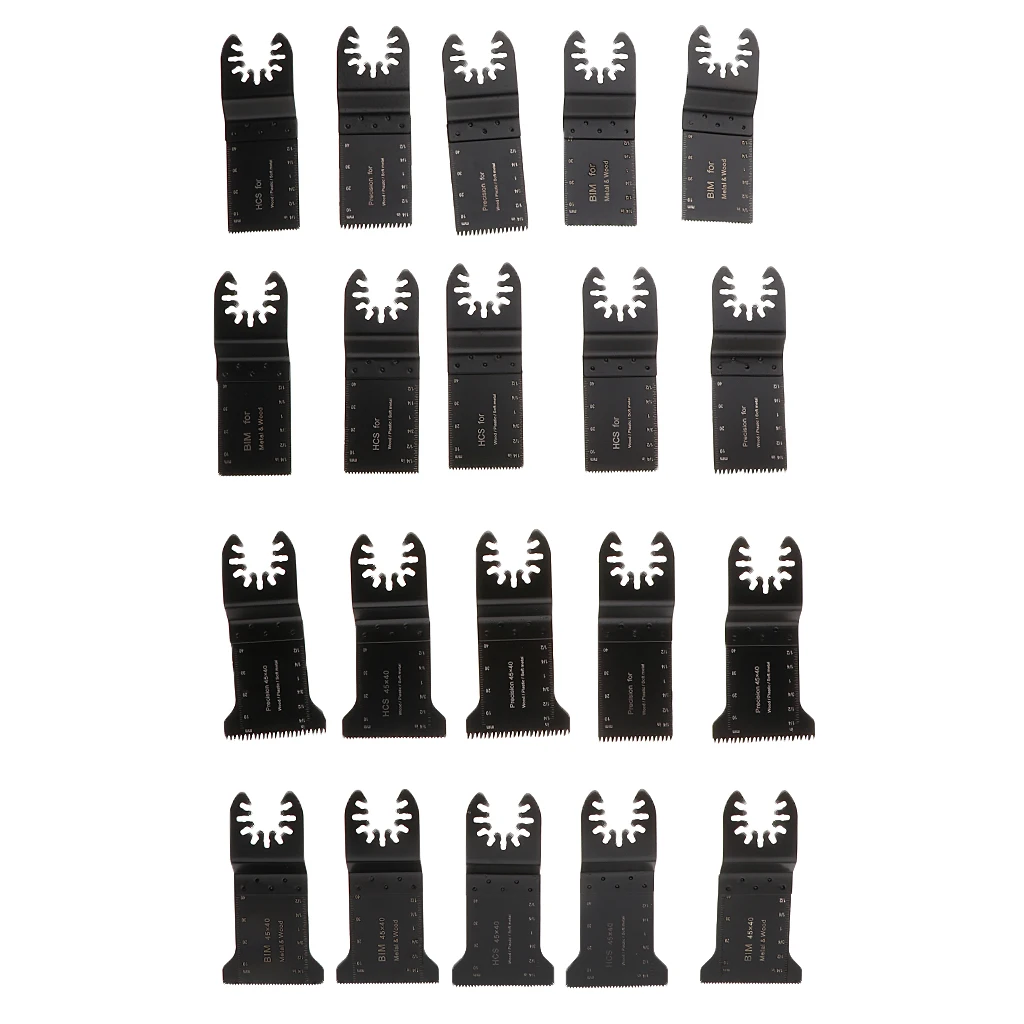 20x Oscillating Multi Tool Saw Blade for Fein Multimaster Bosch Bi-Metal Blades Wood Cutter Kit Precision Japan Tooth