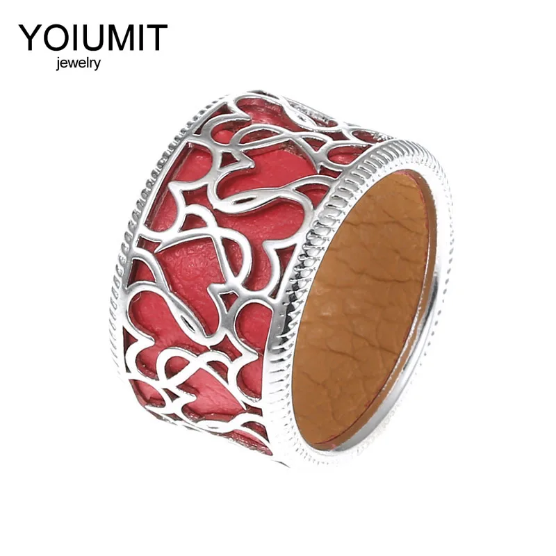 Cremo DIY Новые Модные кольца серебряные полые любовные для женщин ювелирные изделия