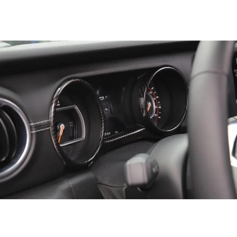 Внутренняя рамка панели из углеродного волокна Накладка для Jeep Wrangler JL