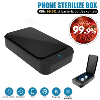 

Portable UV Sterilizer Box 5V Jewelry Phones Cleaner Personal Sanitizer Disinfection Cabinet Safety Hygiene Good Sealing