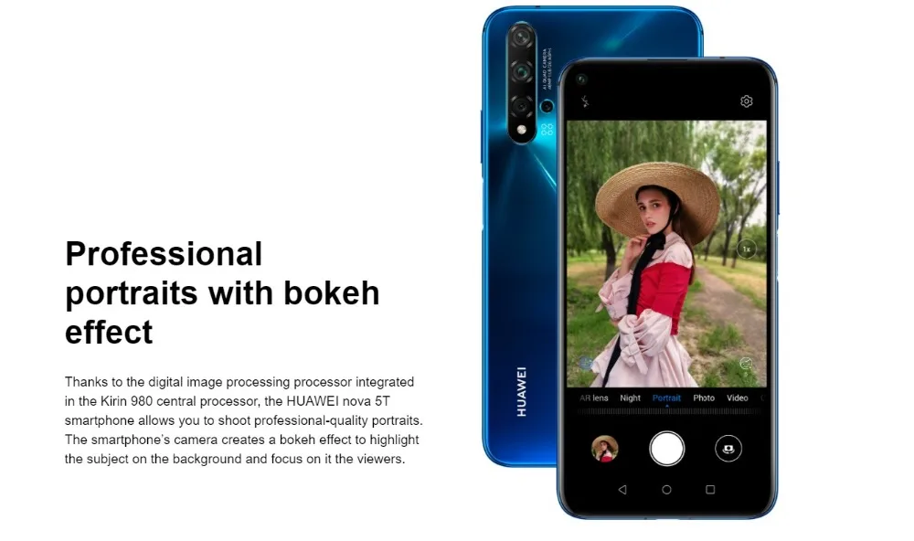 Глобальная версия huawei Nova 5 T 5 T 8GB 128GB смартфон 48MP камера s 32MP фронтальная камера 6,26 ''полный экран Kirin 980 Android 9