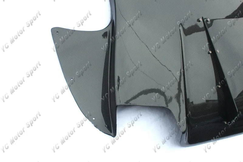 2005-2007 Mitsubishi Evolution EVO 9 JDM Varis Style Rear Bumper Diffuser CF (5)