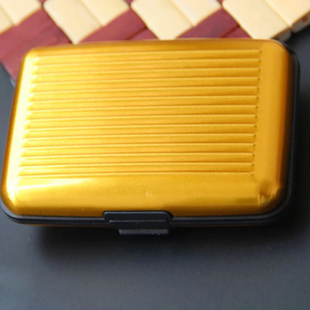 Кошелек Бизнес ID Чехол для кредитных карт Анти RFID сканирующие держатели для карт для мужчин и женщин PR распродажа