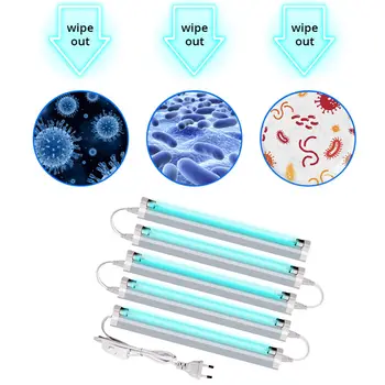 

UV-C Ultraviolet Quartz lamp 6W 8W UVC T5 Tube UV Sterilizer Desinfection Bactericidal lamp Germicidal light Bulb 110V/220V