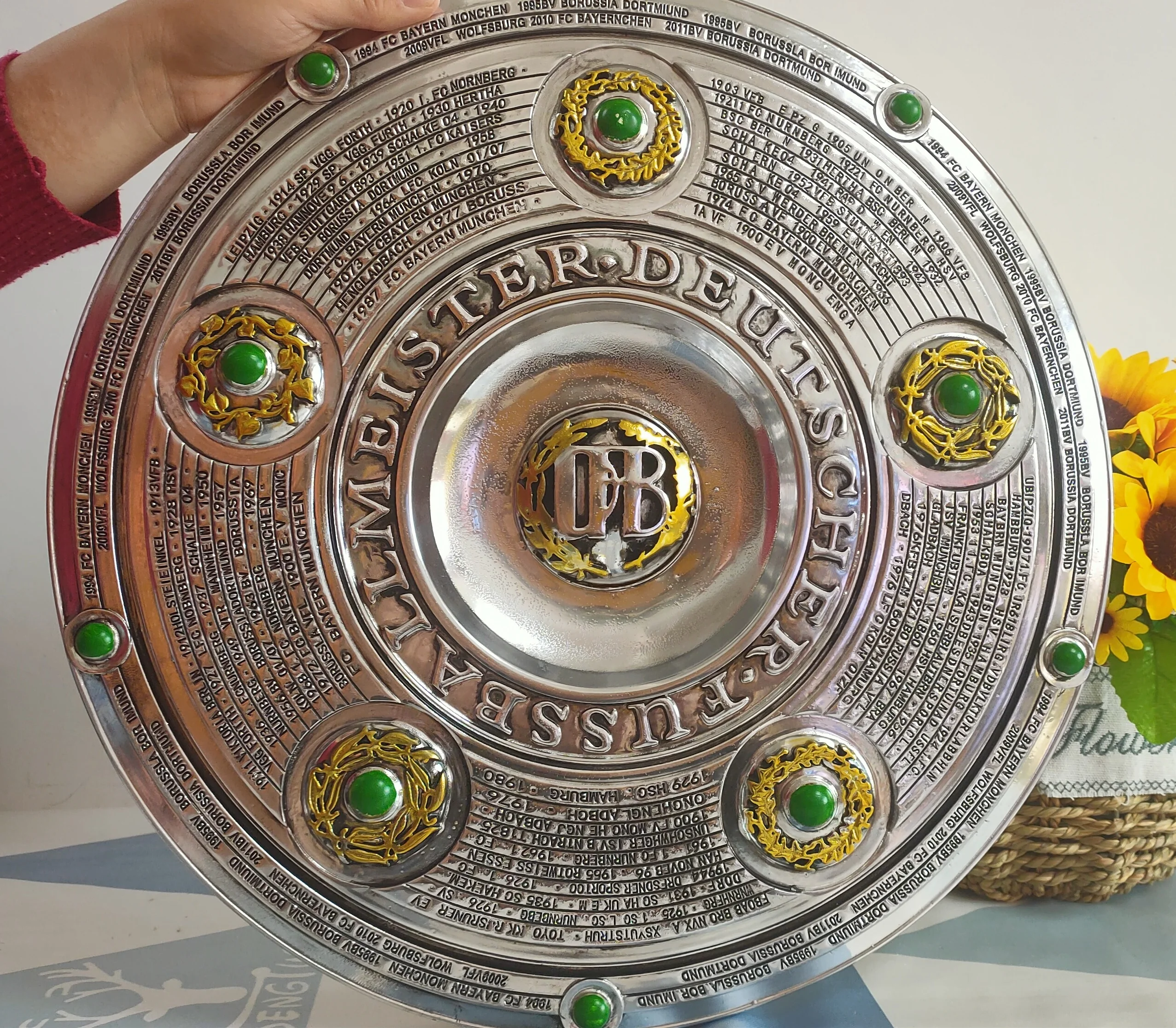 Oordeel handboeien toewijding The Bundesliga Trophy Diameter 43 Cm The Bundesliga Champions Trophy Cup  Soccer Trophy Cup - Souvenirs - AliExpress