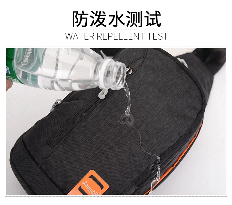 Tanluhu New Style Large-Volume Chest Bag Shoulder Bag Men And Women Outdoor Travel Bag Shoulder Bag Waterproof a Generation of F