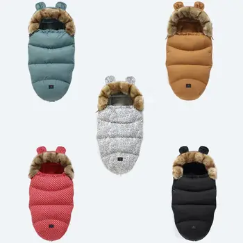 

Baby Stroller Sleeping Bag Winter Warm Sleepsacks Robe Newborn Infant Footmuff 1 Pc