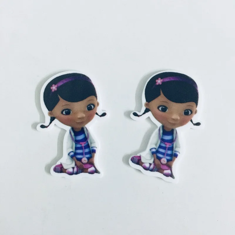 10 шт./лот плоский задний планар полимерные кабошоны для мультфильма сделай сам