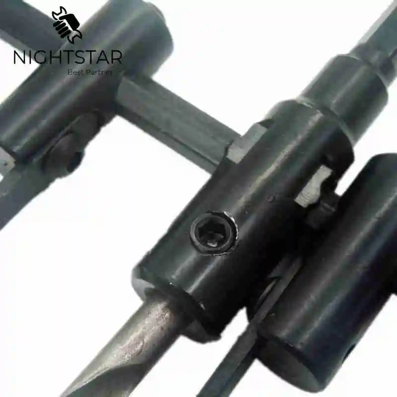 New Adjustable Metal Wood Circle Hole Saw Drill Bit Cutter Kit Tool T