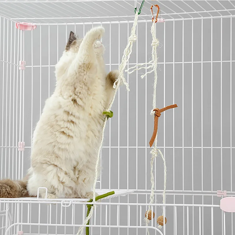 Кошачья кошка, игрушка из сизаля, товары для домашних животных, маленький щенок, котенок, игрушки, мотающаяся веревка, Игрушка-прорезыватель, клетка для переноски кошки, игры для кошек, собак