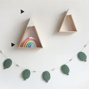 

Ins Wooden Rainbow Nursery Room Decor Kids Room Rainbow Decor Building Blocks INS Nordic Home Decor Baby Toys Rainbow Blocks