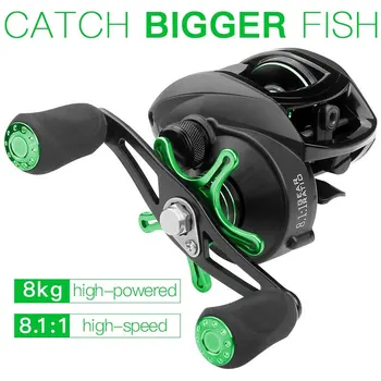 

Durable Fishing Reel Dripping Wheel Black Green CNC Wire Cup Fishing Wheel Practical Portable Metal Road Spool Gear