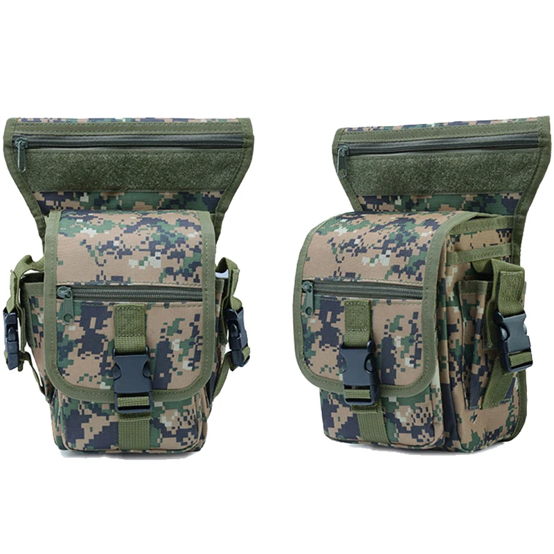 Molle, сумка для ног, военная, 1000D, нейлоновая, водонепроницаемая, мужская, тактическая, поясная сумка, для ног, для путешествий, для походов, охоты, кемпинга, велоспорта