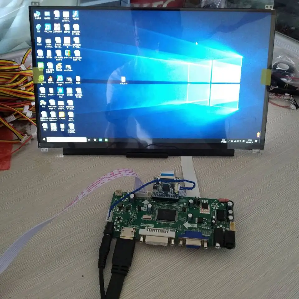 LP173WF4 ЖК-светодиодный экран для raspberry pi панель с комплектом M. NT68676 плата контроллера драйвера VGA HDMI аудио светодиодный 30PIN 17,3 дюймов IP