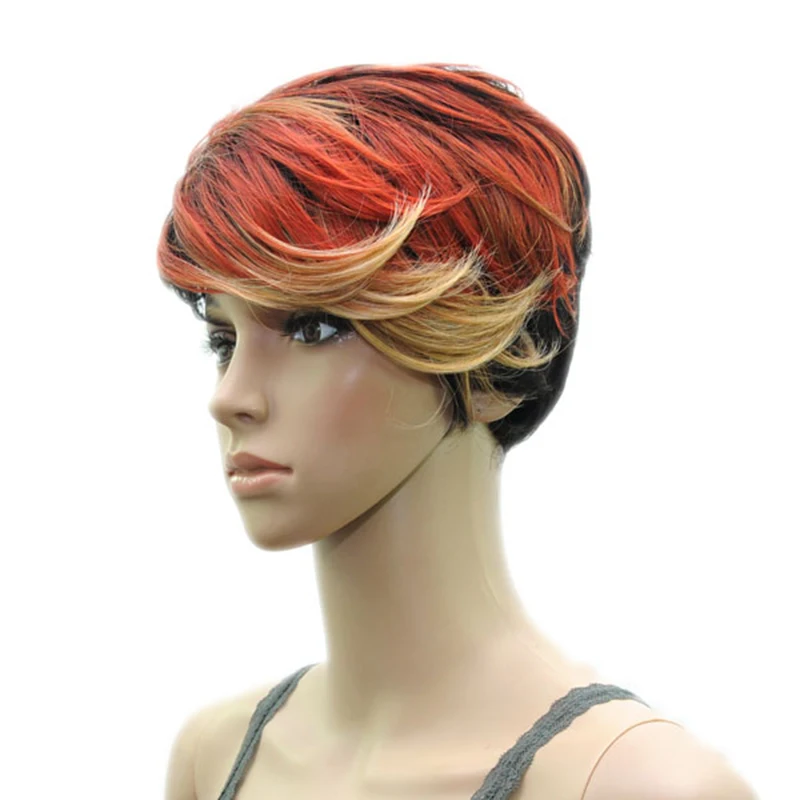 HAIRJOY синтетические волосы для женщин короткий прямой термостойкий парик 3 цвета