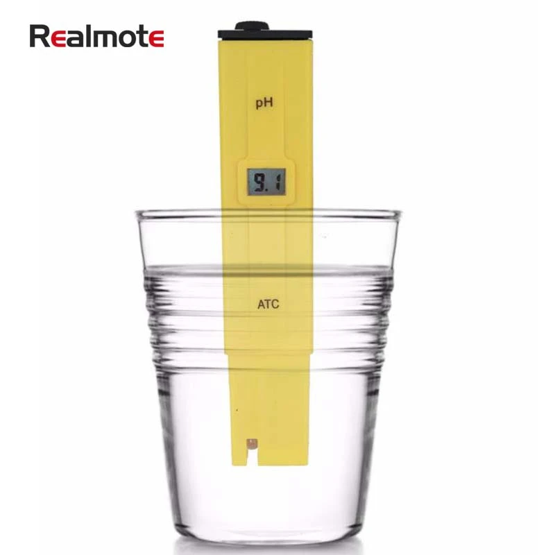 

Realmote Digital pH meter pen professional tester acidity water for Home school laboratory swimming pool Aquaculture aquarium