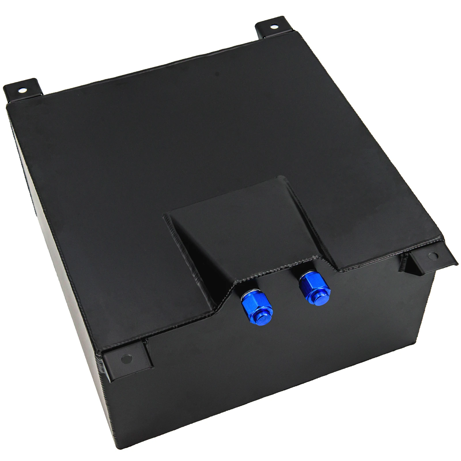 10gallon 40L Billet Aluminium Alloy Fuel Surge tank with Cap Fuel Cell with sensor foam inside