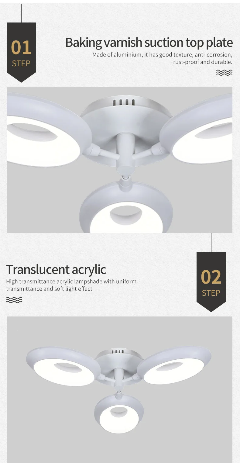60 Indoor Bangladesh White W Cheap Price Surface Mount Bedroom Double Color Simple Ceiling Light Kitchen Dining Bar