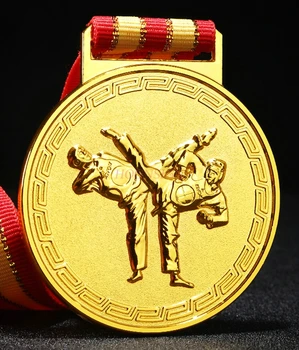 

Sports Competition Universal Gold And Silver Copper Custom Sanda Judo Wrestling Boxing Competition Metal Gold Medal 2020