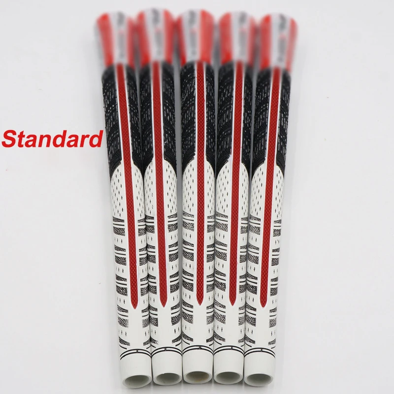 red standard Стиль стандарт и клюшка для гольфа среднего размера Клубные ручки красная линия железные и деревянные ручки белый/серый цвет клюшки для гольфа 10 шт./лот - Цвет: red standard