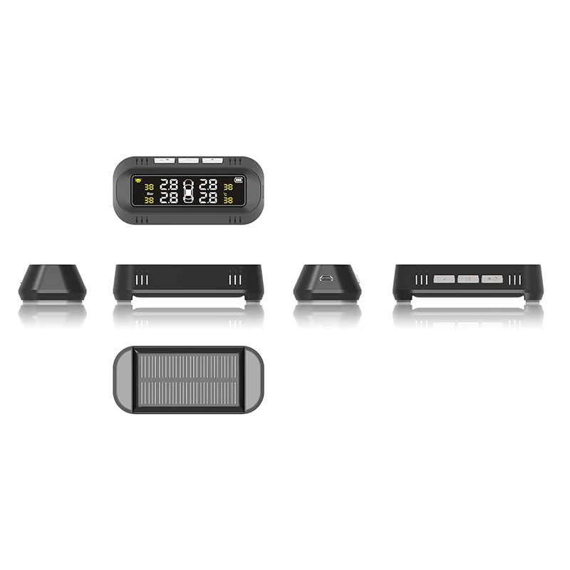 

0-800Kpa Tire Pressure Monitor Accessories Warning Car Real-time Monitor External Sensor Receivers LCD display